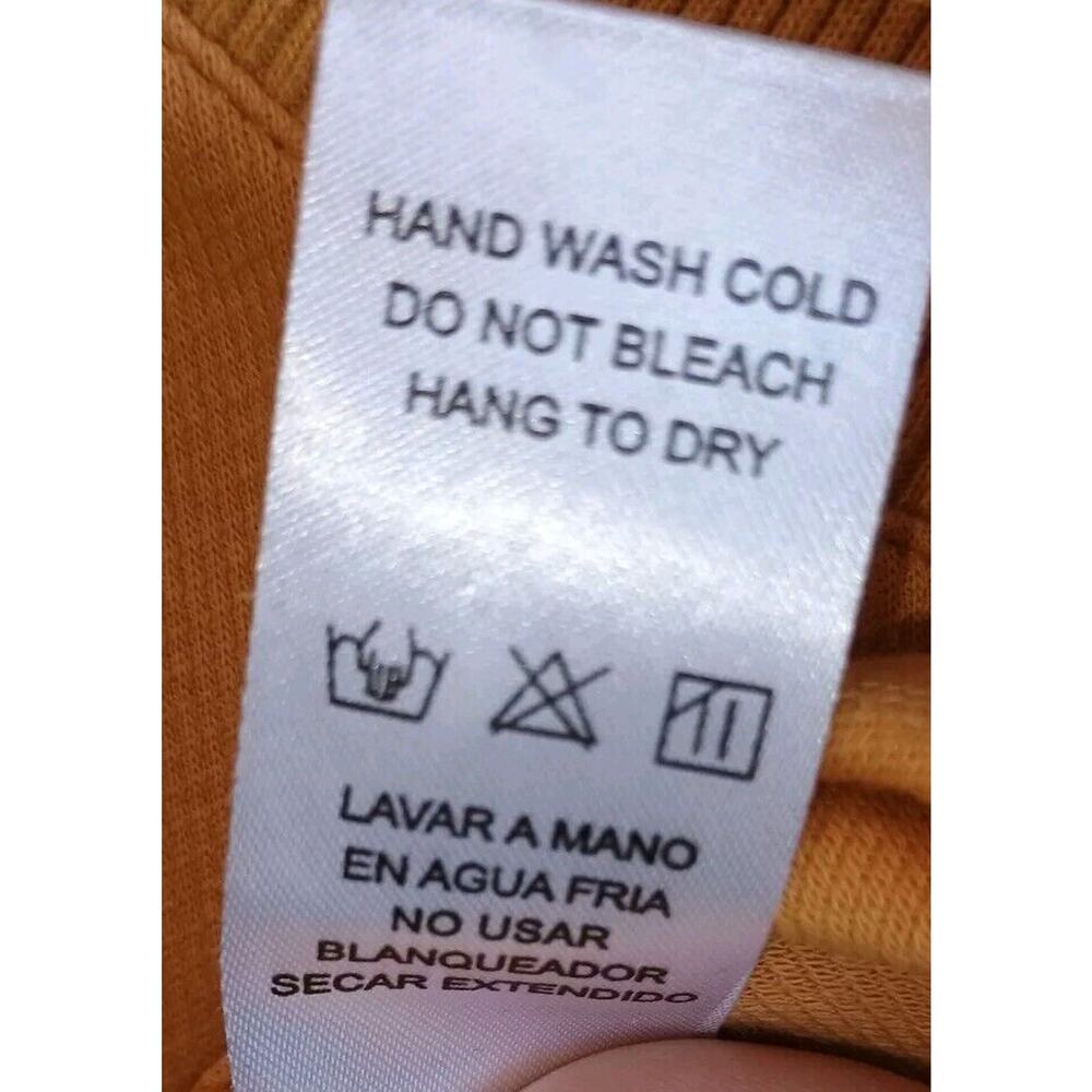 Doe&Rae Sweater Orange Large - Picture 7 of 7